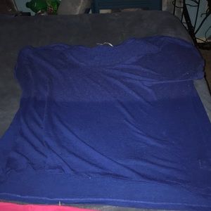 Light and dark blue XXL T-shirt